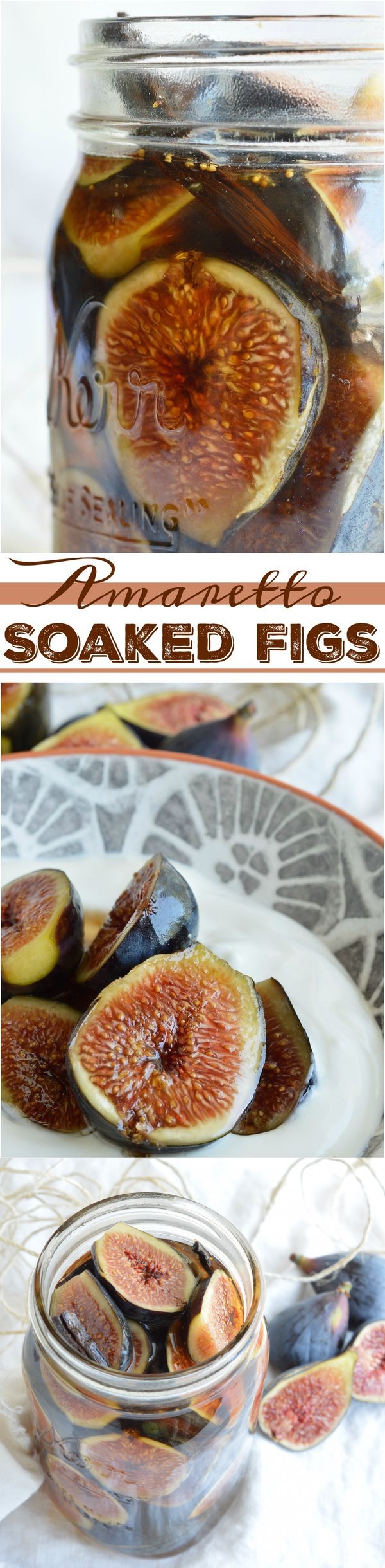 Vanilla Amaretto Soaked Figs