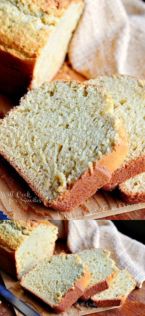 Vanilla Bean Eggnog Bread