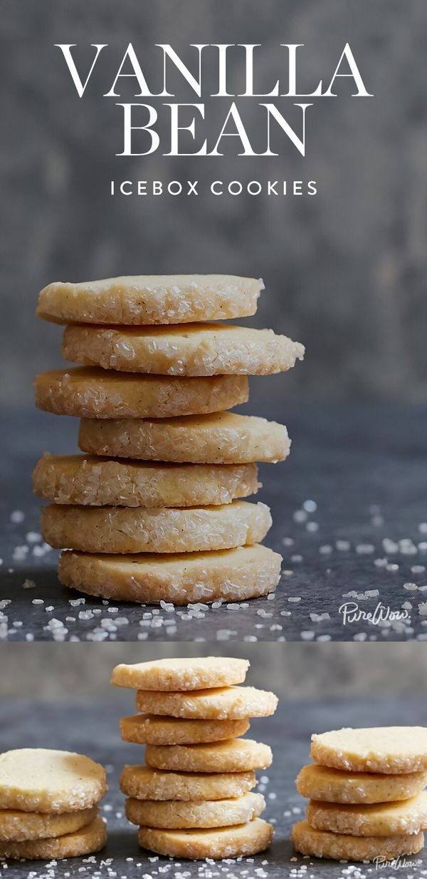 Vanilla Bean Icebox Cookies