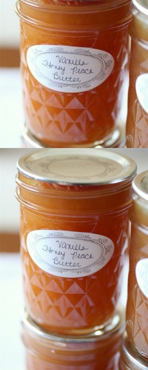 Vanilla Honey Peach Butter