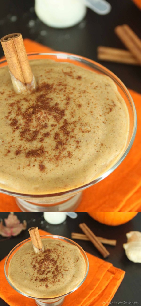 Vanilla Pumpkin Spice Smoothie Plus Raw Pumpkin Puree