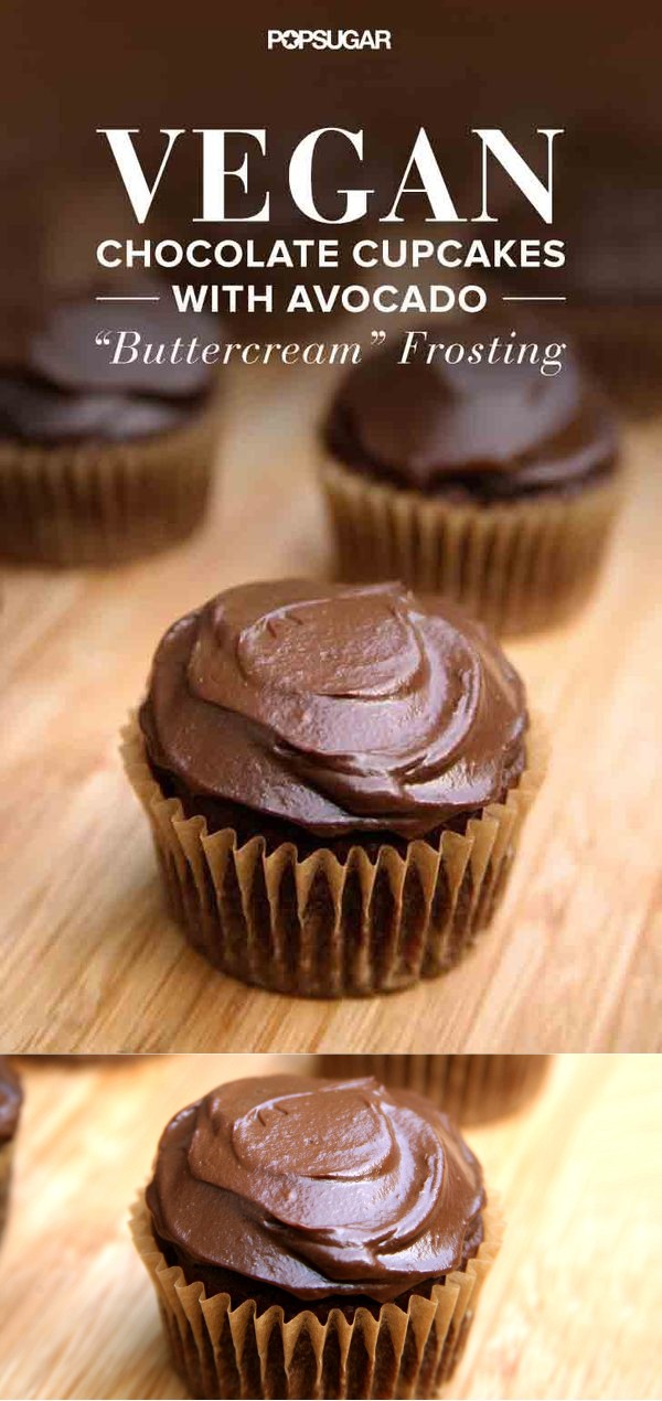 Vegan Chocolate Cupcakes With Avocado 