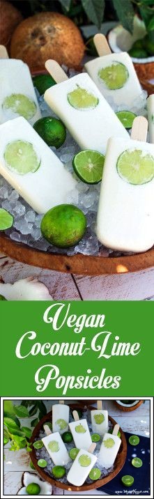 Vegan Coconut-Lime Popsicles