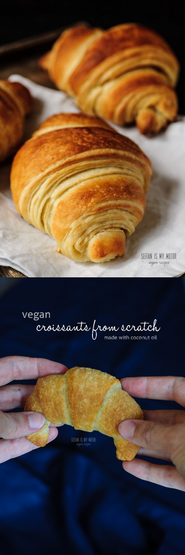 Vegan Croissants (margarine or coconut oil