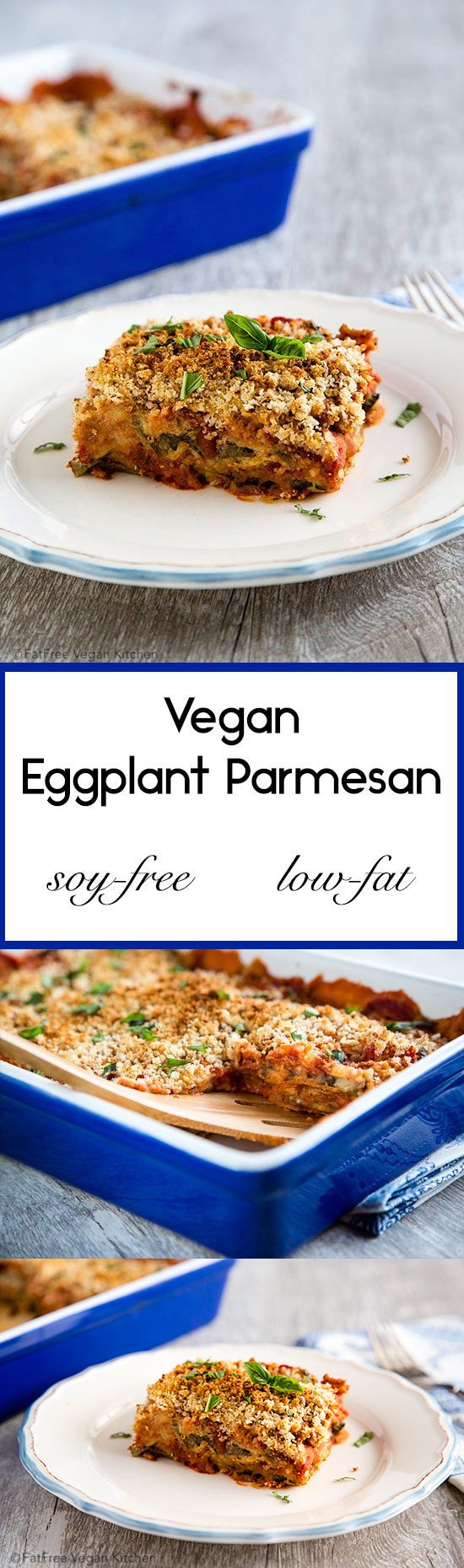 Vegan Eggplant Parmesan - Soy-Free