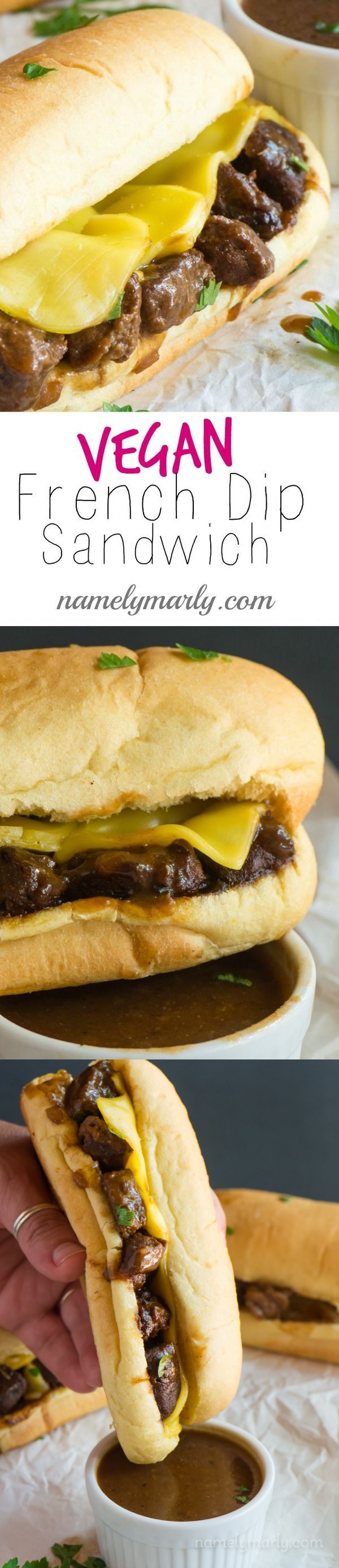 Vegan French Dip Sandwich