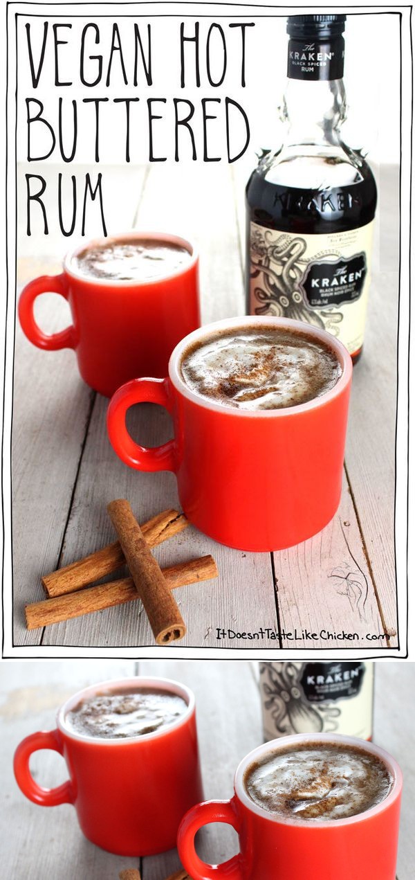 Vegan Hot Buttered Rum