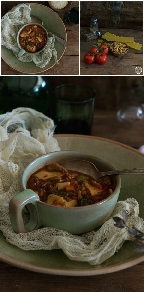 Vegan Lasagna Soup