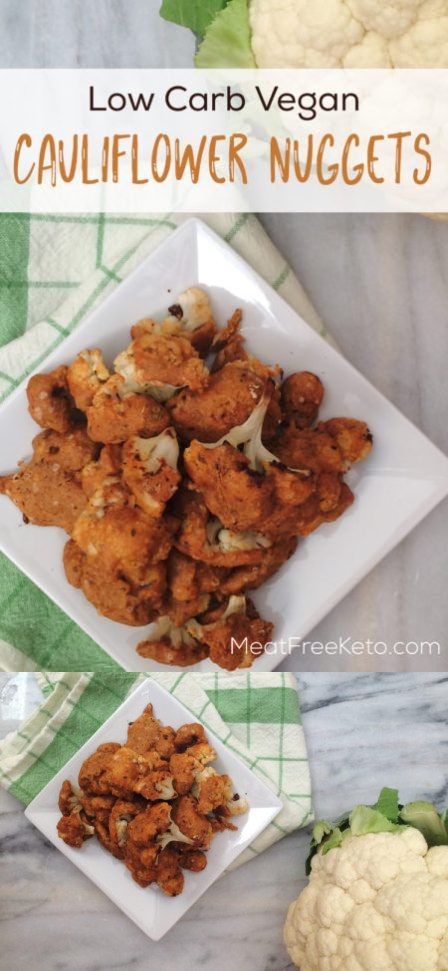 Vegan Low Carb Cauliflower Nuggets