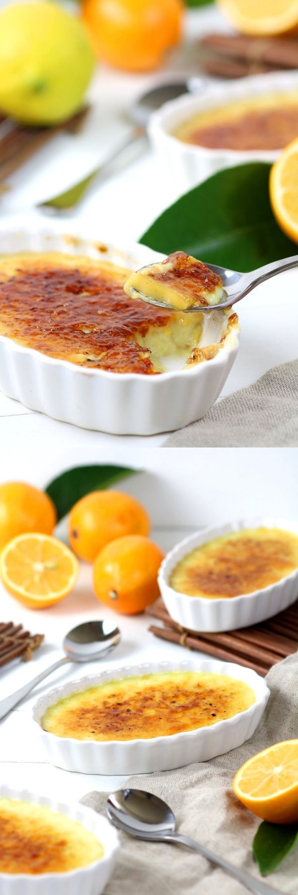 Vegan Meyer Lemon Crème Brûlée