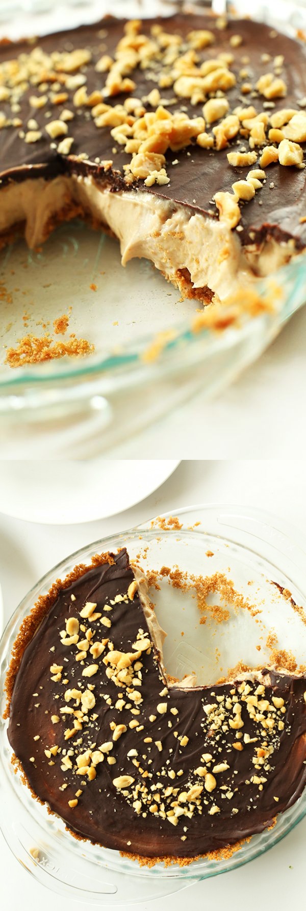 Vegan Peanut Butter Cup Pie