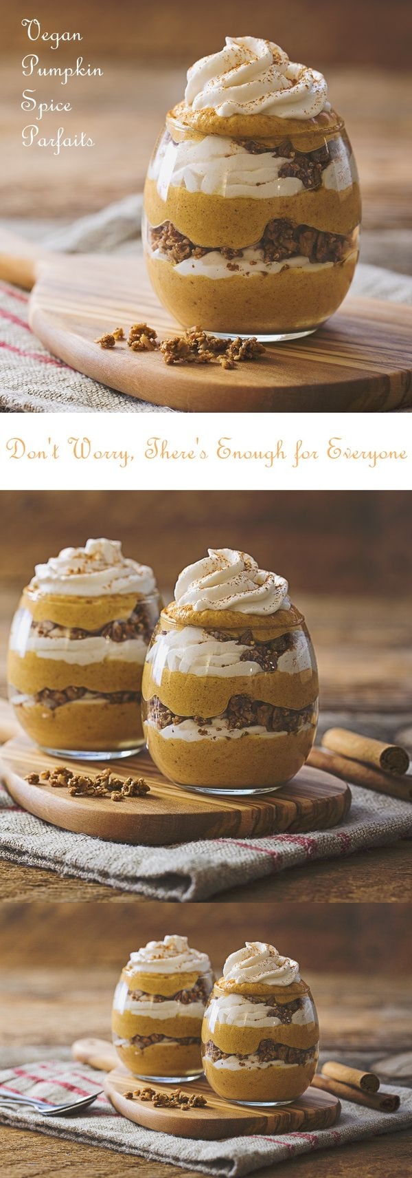 Vegan Pumpkin Spice Parfaits