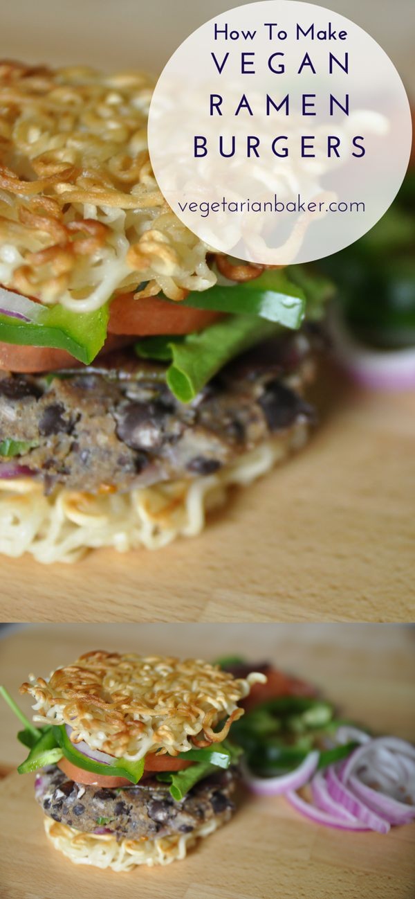 Vegan Ramen Burgers