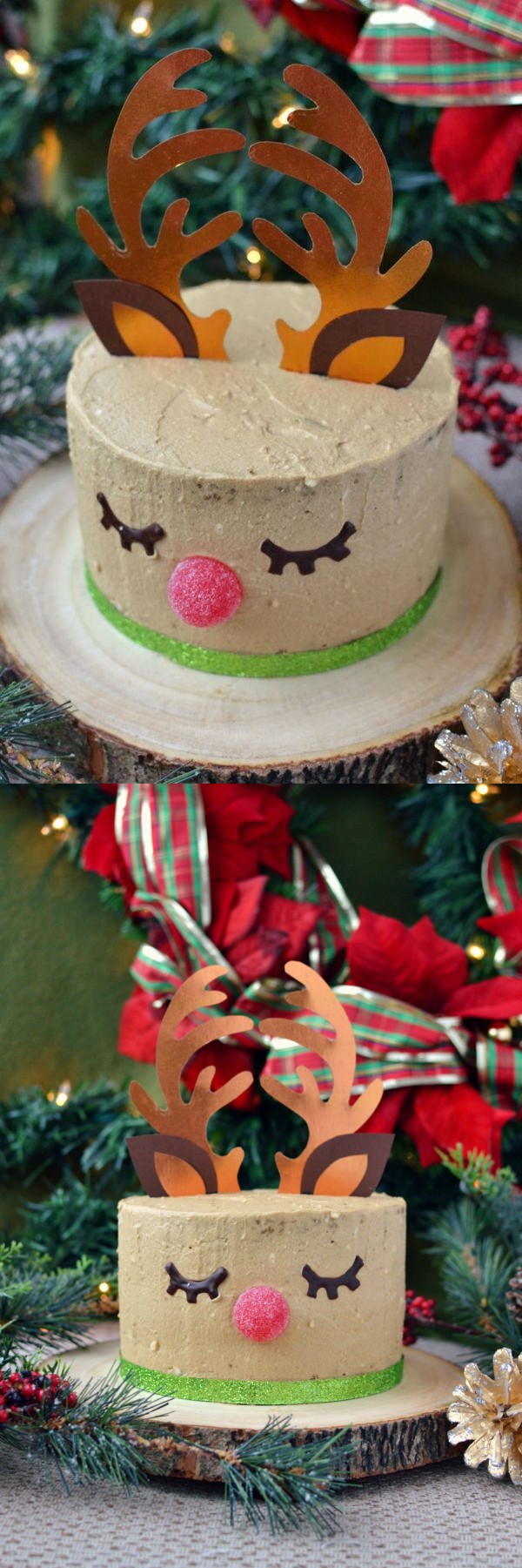 Vegan Reindeer Gingerbread Cake