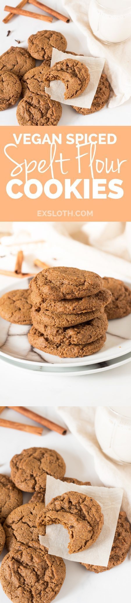Vegan Spiced Spelt Flour Cookies