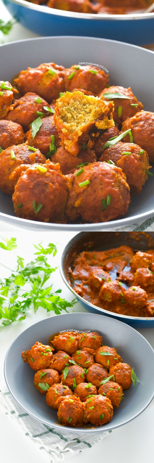 Vegan Tempeh Meatballs