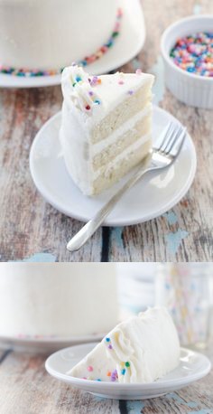 Vegan Vanilla Birthday Cake