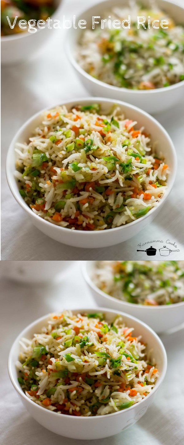 Vegetable Fried Rice, Easy Fried Rice