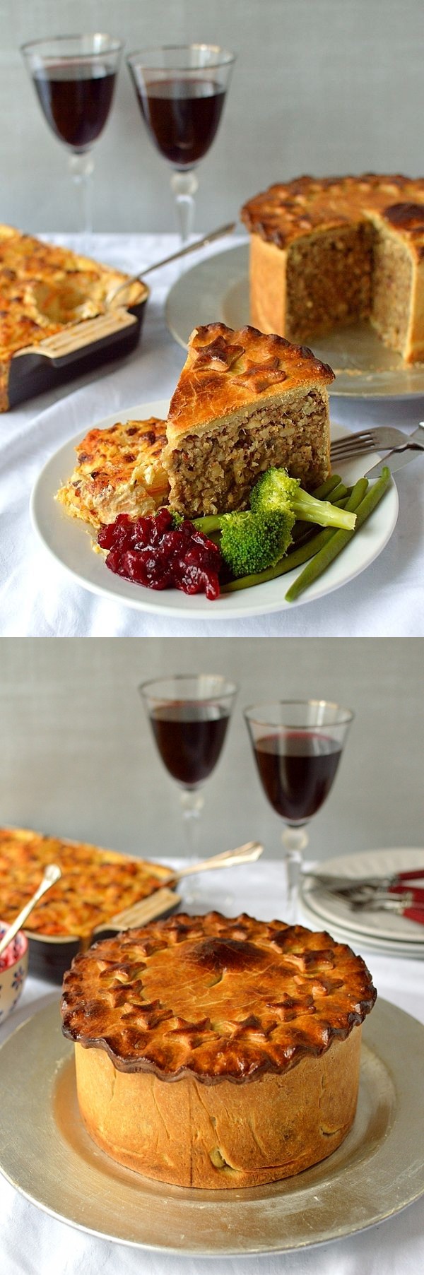 Vegetarian Nut Roast Pie