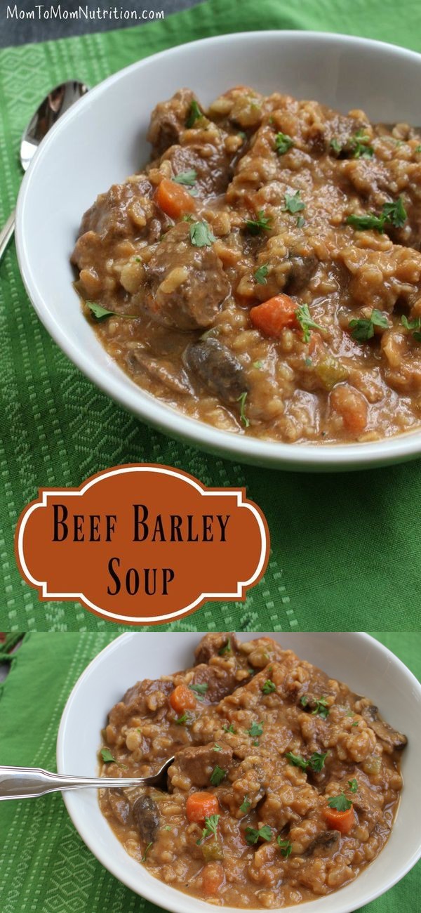 Veggie-Packed Beef Barley Soup