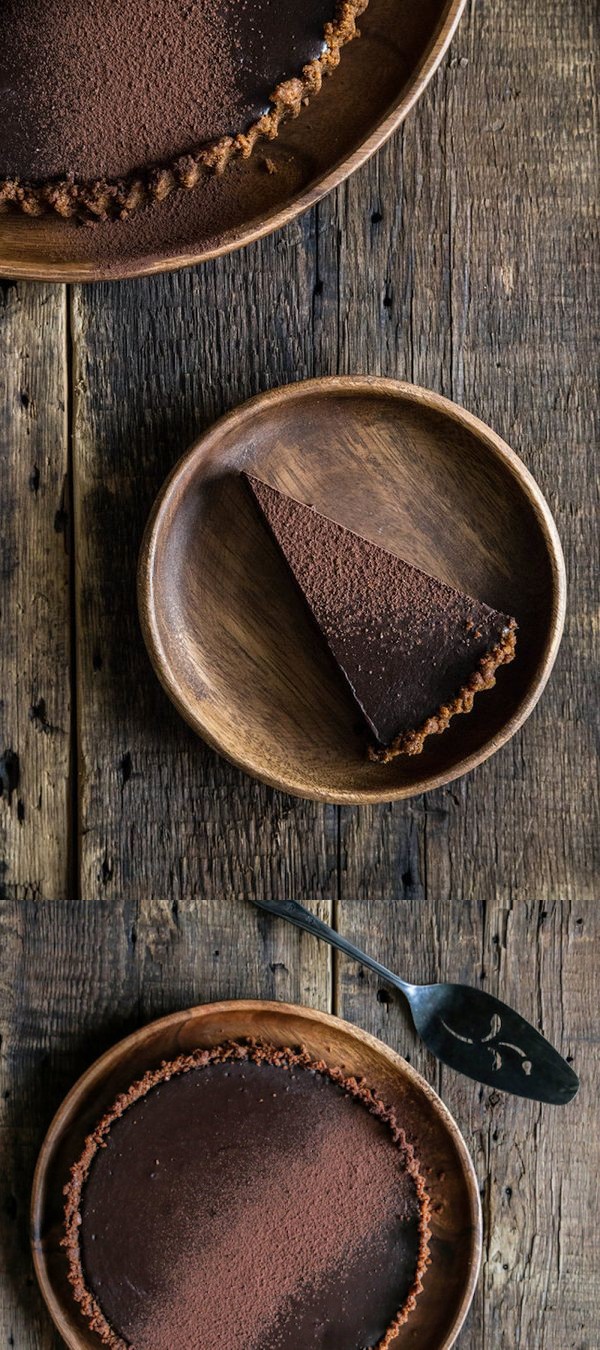 Velvety Chocolate Gingersnap Tart