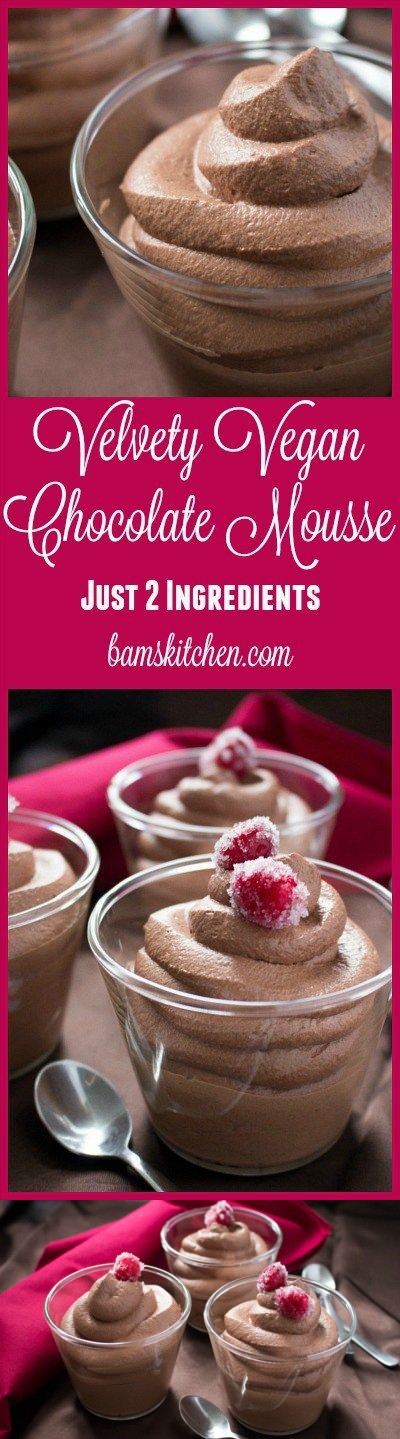 Velvety Vegan Chocolate Mousse