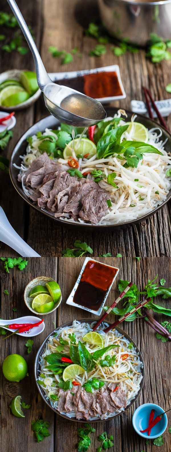 Vietnamese Pho – Beef Rice Noodle Soup Recipe (Pho Bo with Shortcut and Slow Cooker Options