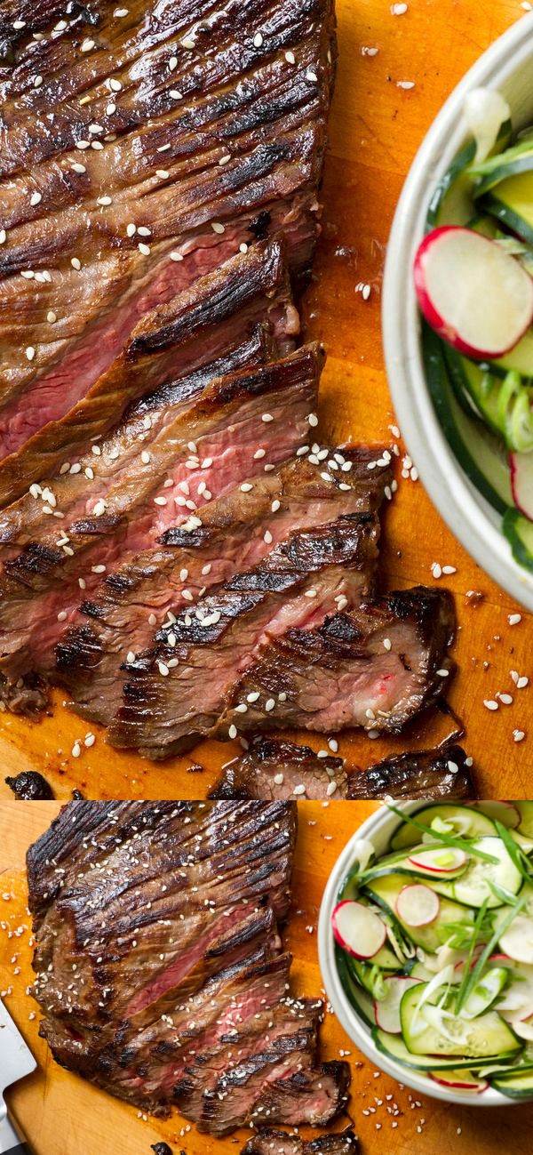 Vietnamese Steak With Cucumber Salad