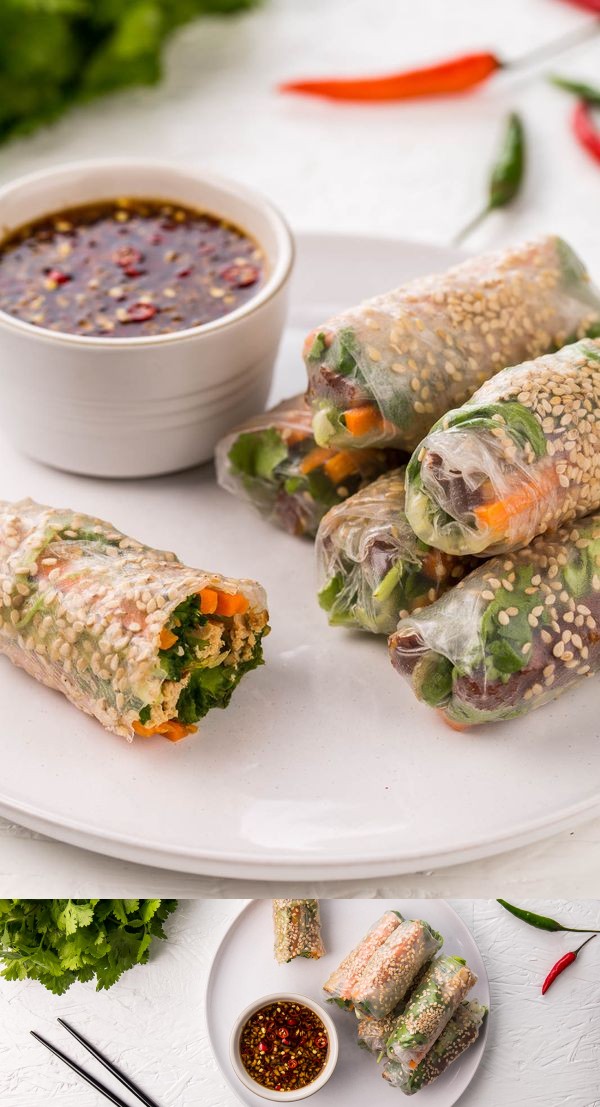 Vietnamese Tofu Summer Rolls