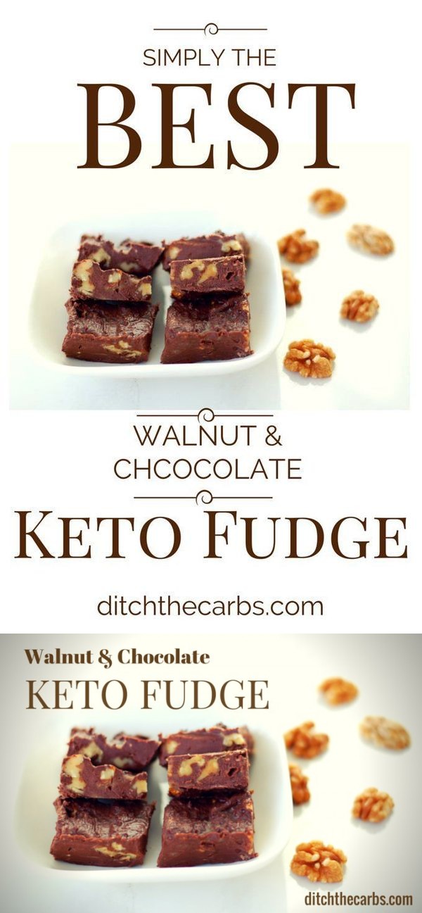 Walnut Keto Fudge