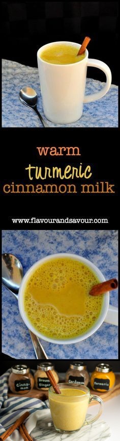 Warm Turmeric Cinnamon Milk