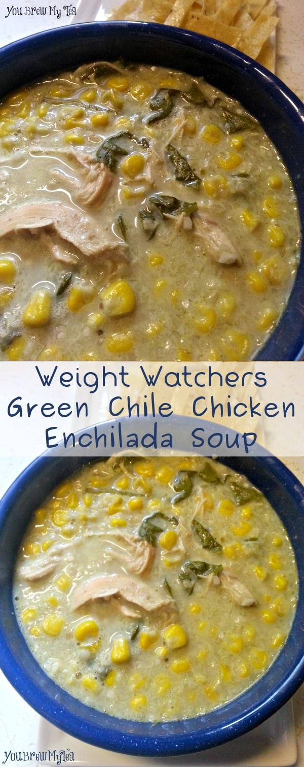 Weight Watchers Green Chili Chicken Enchilada Soup