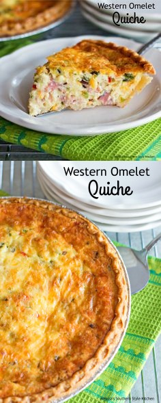 Western Omelet Quiche