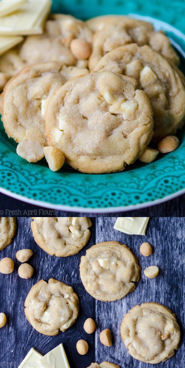 White Chocolate Chunk Macadamia Nut Cookies