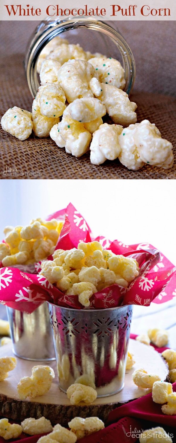 White Chocolate Puff Corn