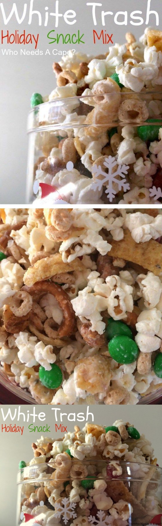 White Trash Holiday Snack Mix