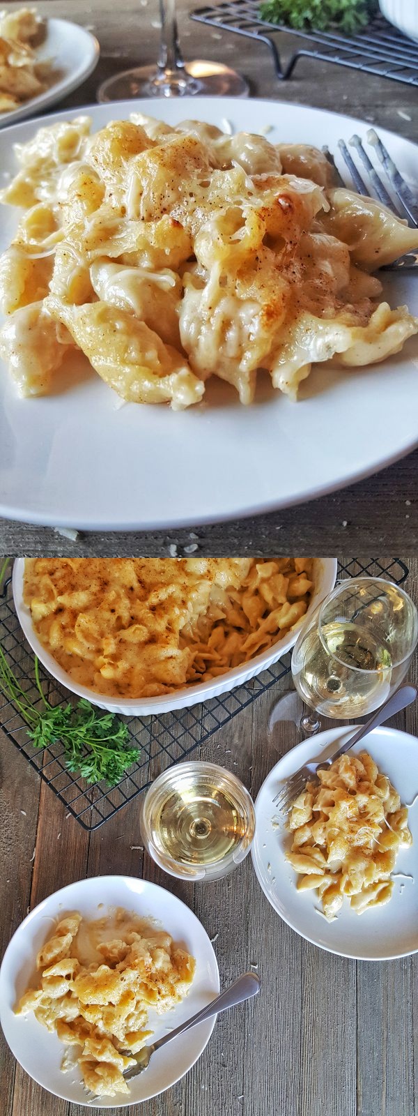 White Wine Gruyere Mac and Cheese