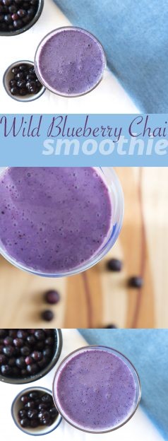 Wild Blueberry Chai Smoothie