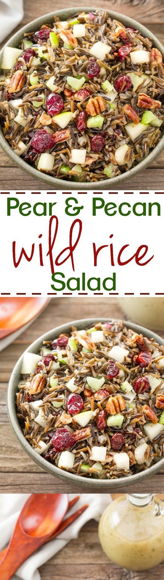 Wild Rice Pear Pecan Salad