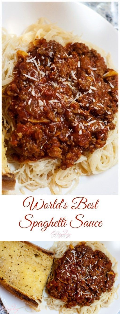 World’s best spaghetti sauce