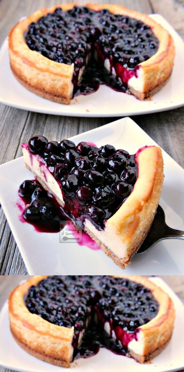 Yummy Blueberry Cheesecake