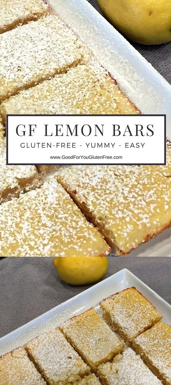 Yummy Gluten Free Lemon Bars