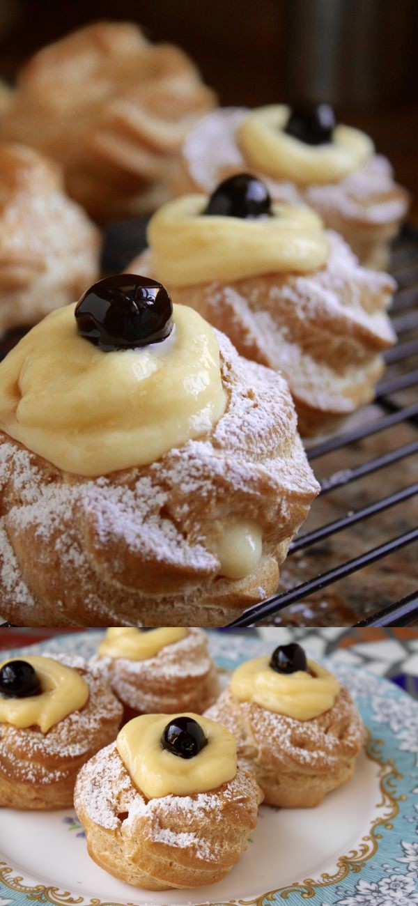 Zeppole di San Giuseppe (St. Joseph's Day Traditional Italian Pastries