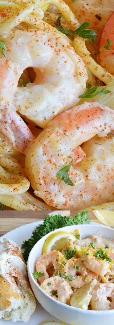 Zesty Cajun Shrimp Pasta