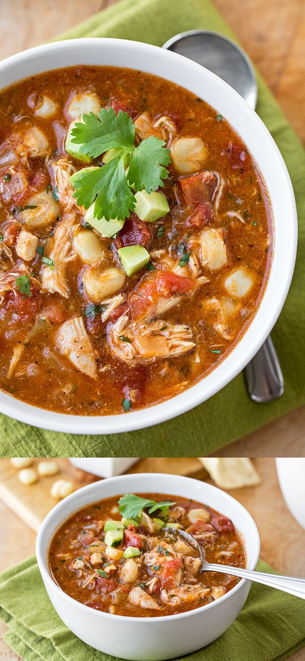 Zesty Mexican Chicken Stew with Sweet Hominy