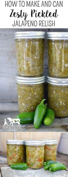 Zesty Pickled Jalapeno Relish