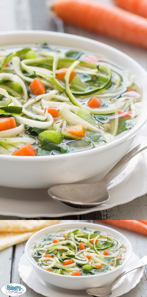 0-SmartPoints® Slow-Cooker Veggie-Noodle Soup