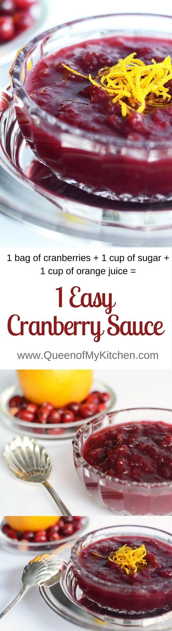 1 Easy Cranberry Sauce