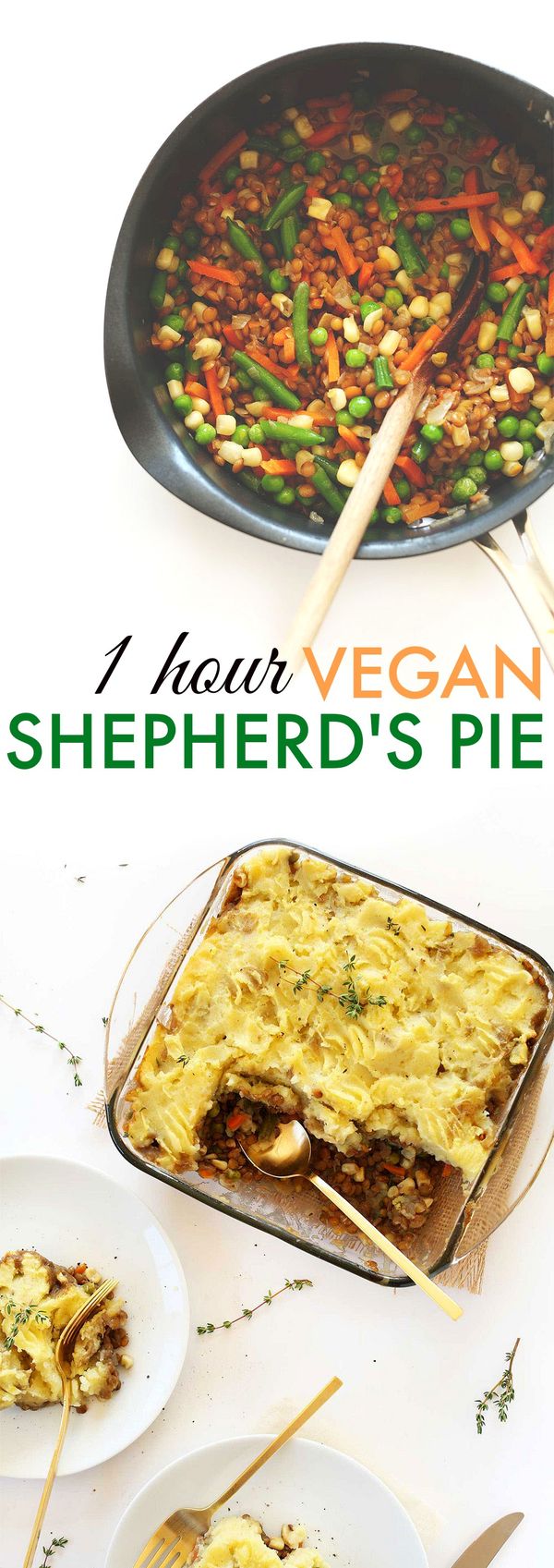 1 Hour Vegan Shepherd's Pie