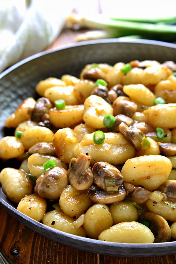 10-Minute Mushroom Marsala Gnocchi